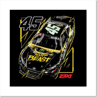 Tyler Reddick 23XI Racing Black Car Posters and Art